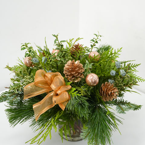 Merry and Bright with Vase