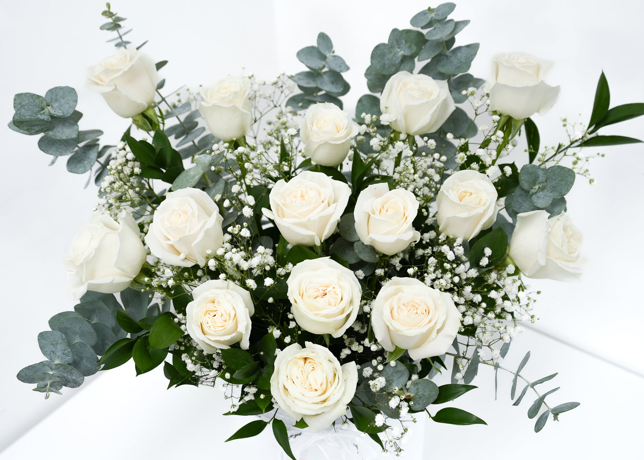 [VD] White Rose Round Box