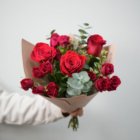 Rose Serenade ( Red spray roses unavailable same-day )