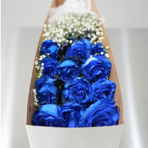 [VD] 12 Blue Rose Box