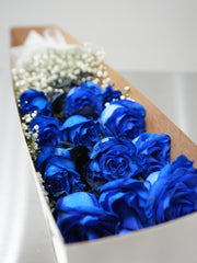 [VD] 12 Blue Rose Box
