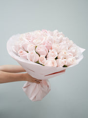 50 Blush Roses Bouquet