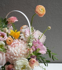 Pastel Love Bloom Basket