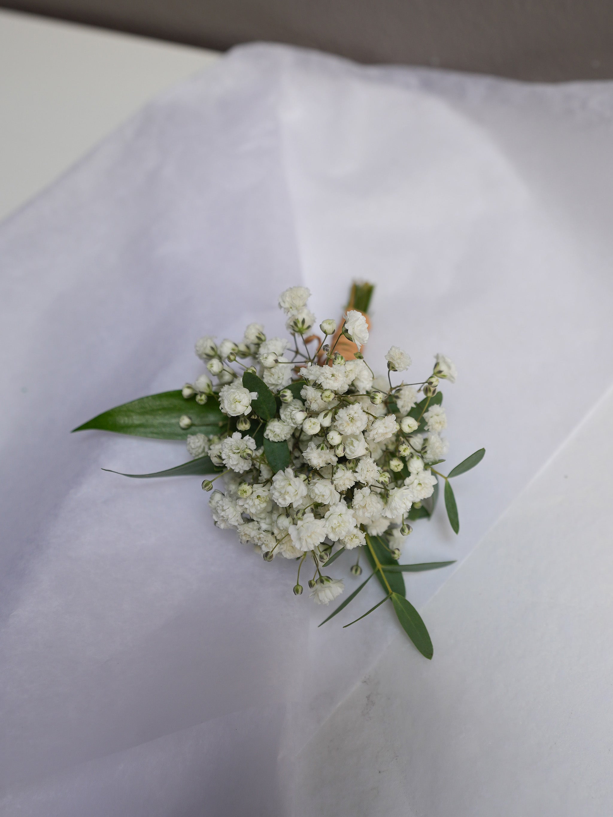 Baby's Breath Boutonniere