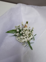 Baby's Breath Boutonniere