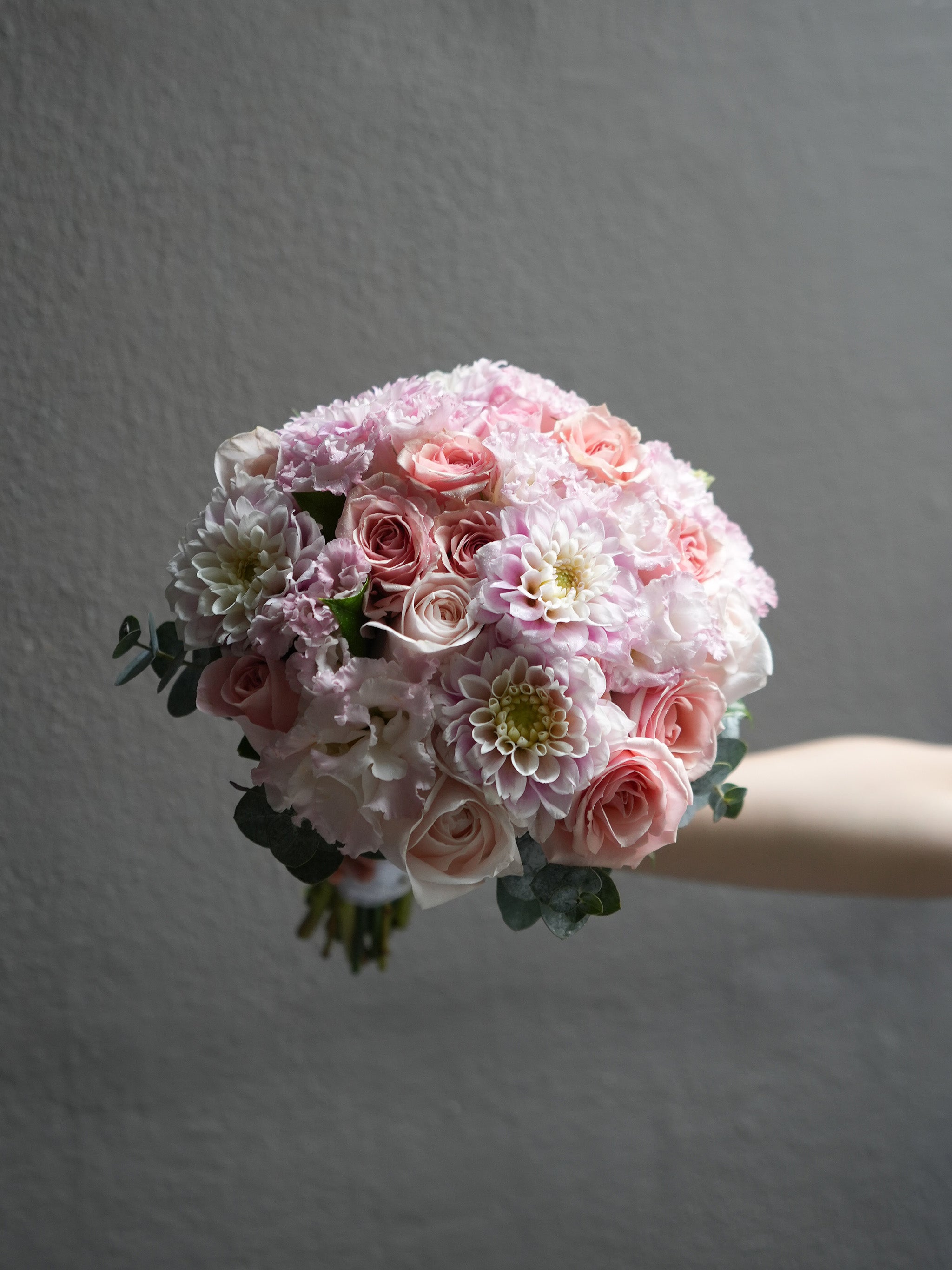 Pink Dahlia Bouquet