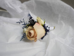 Soft Sky Boutonniere