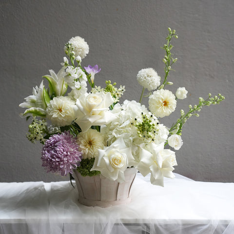 Purple Bloom Basket