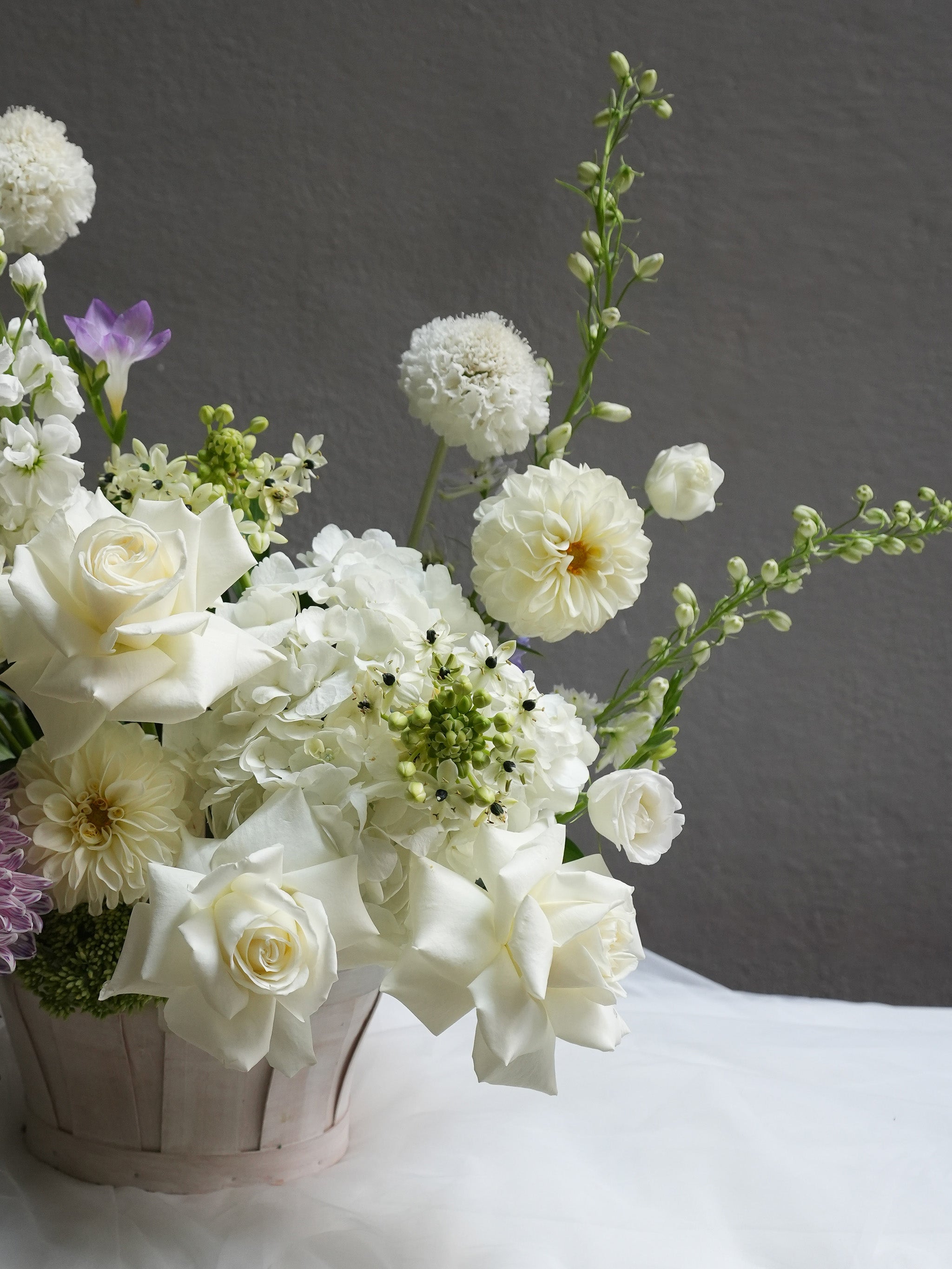 Purple Bloom Basket