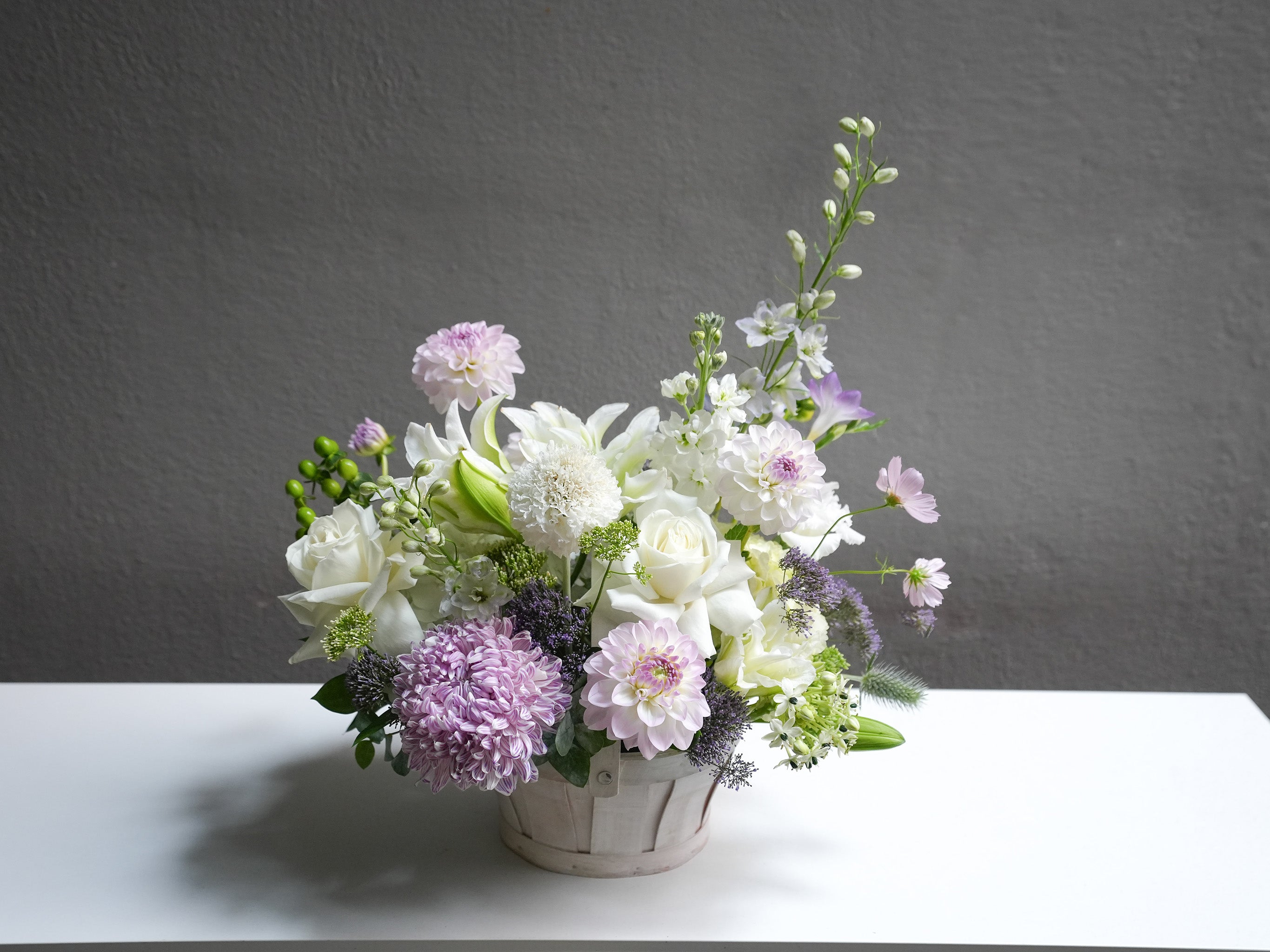 Purple Bloom Basket