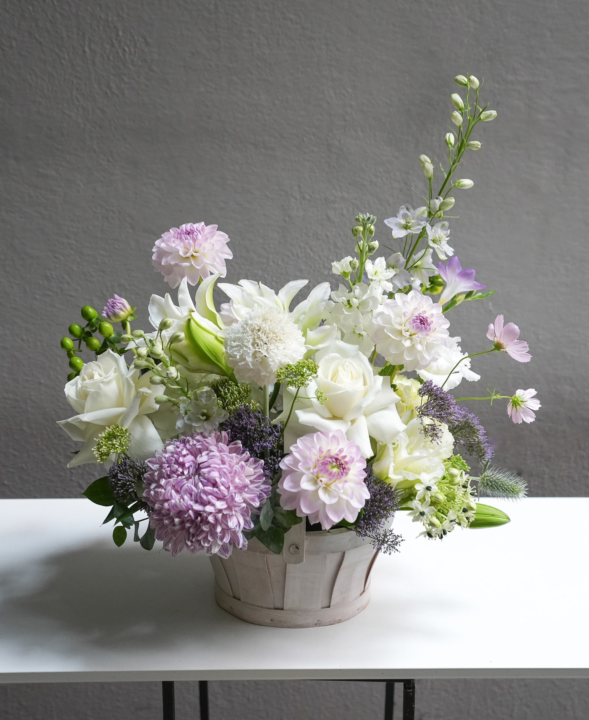 Purple Bloom Basket