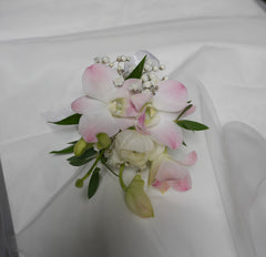 Coral Dusk Corsage