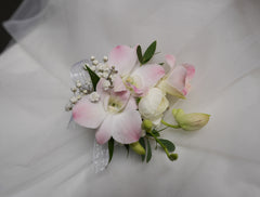 Coral Dusk Corsage