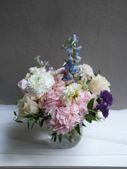Blush & Sky Centerpiece