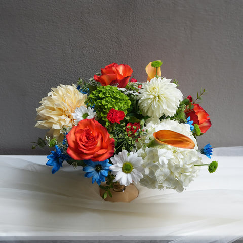 Crimson Wave Centerpiece
