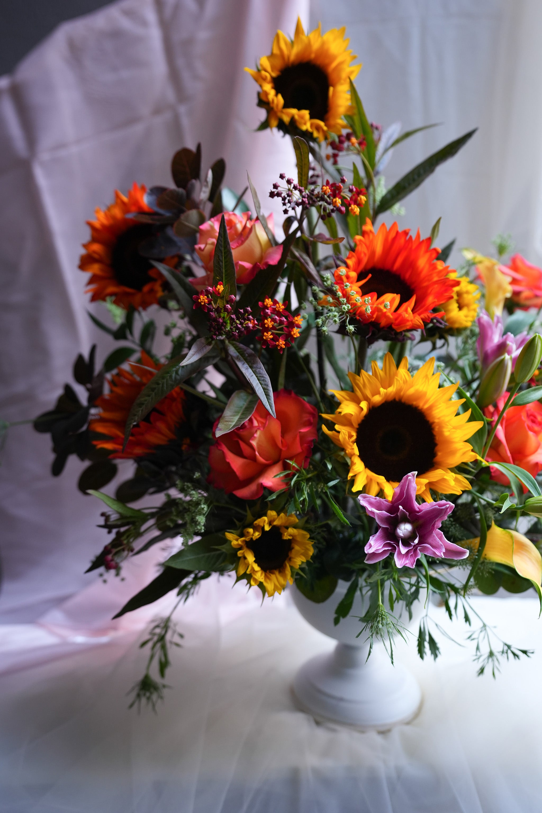 Golden Sunset Centerpiece