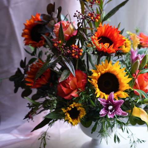 Golden Sunset Centerpiece