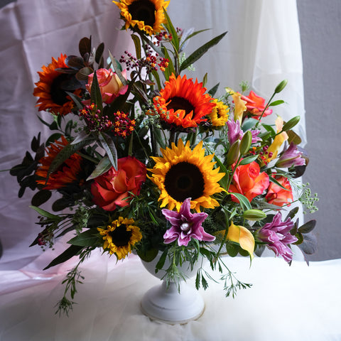 Golden Sunset Centerpiece