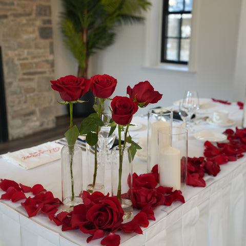 Solitary Scarlet Centerpiece
