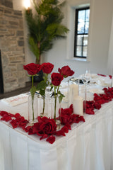 Solitary Scarlet Centerpiece