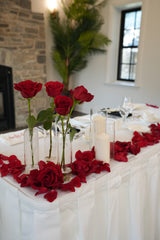 Solitary Scarlet Centerpiece