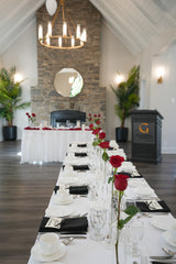 Solitary Scarlet Centerpiece