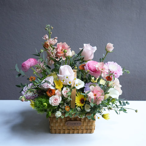 Honeyed Bloom Basket