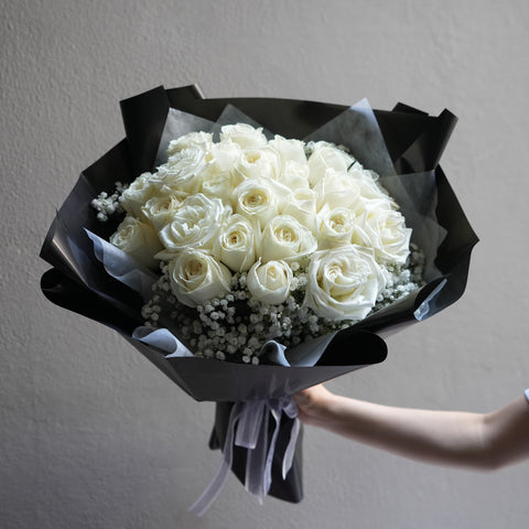 White Rose Bouquet