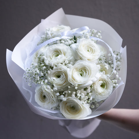 White Ranunculus Bouquet