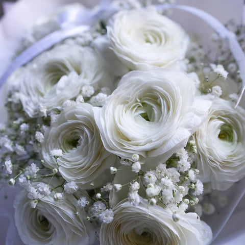 White Ranunculus Bouquet
