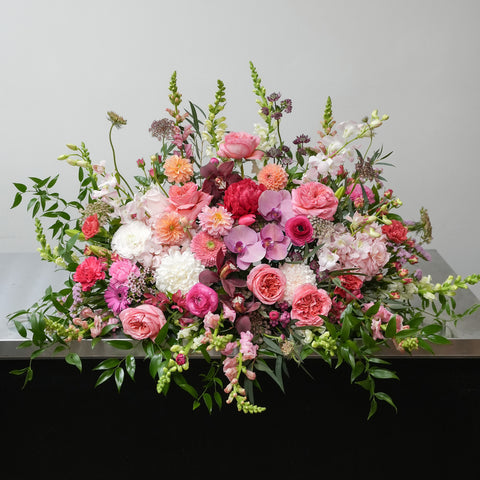 Peachy Kaleidoscope Centerpiece