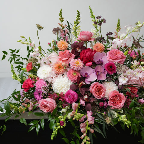 Peachy Kaleidoscope Centerpiece