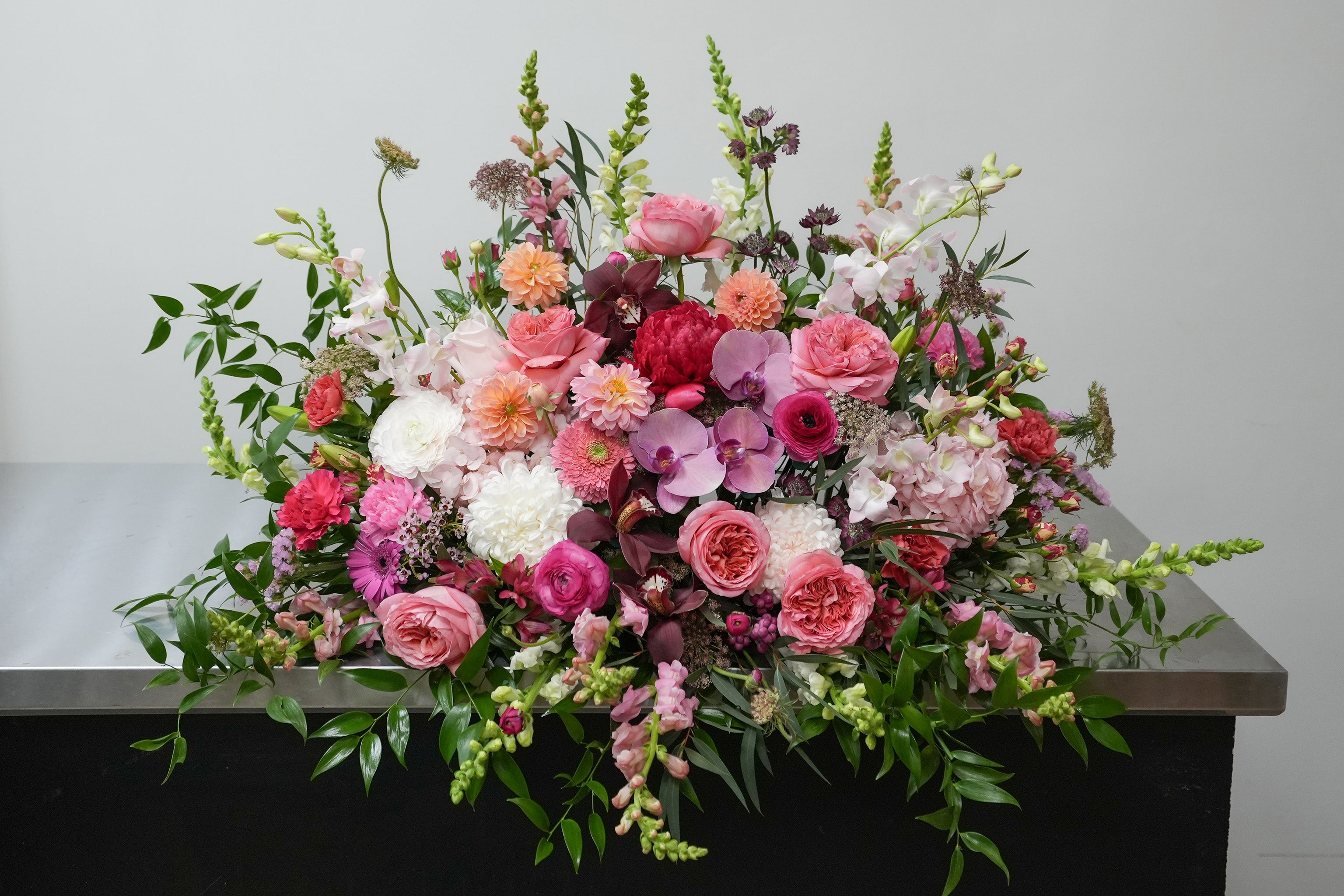 Peachy Kaleidoscope Centerpiece