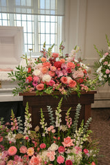 Peachy Kaleidoscope Centerpiece