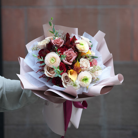 Winter Flame Bouquet