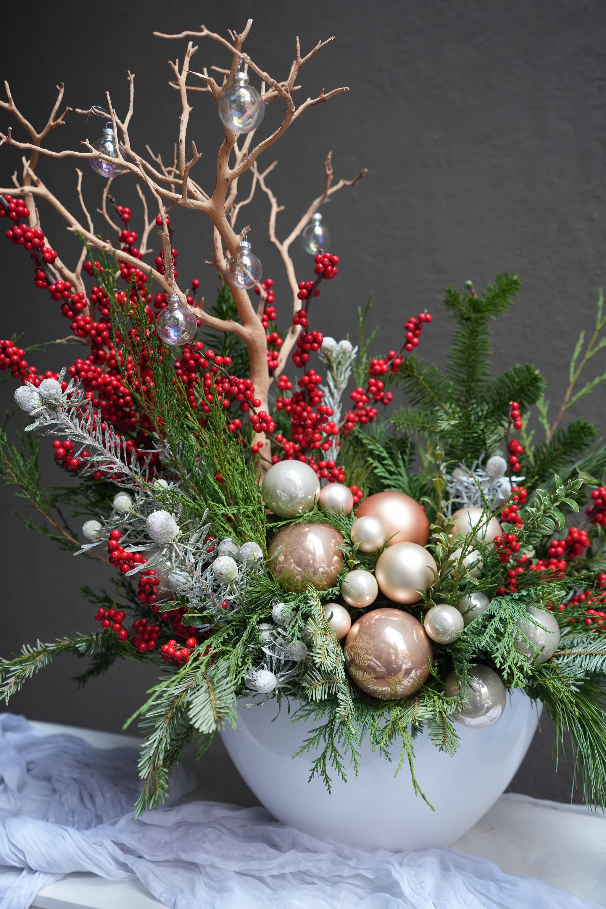 Winter Wonderland Planters