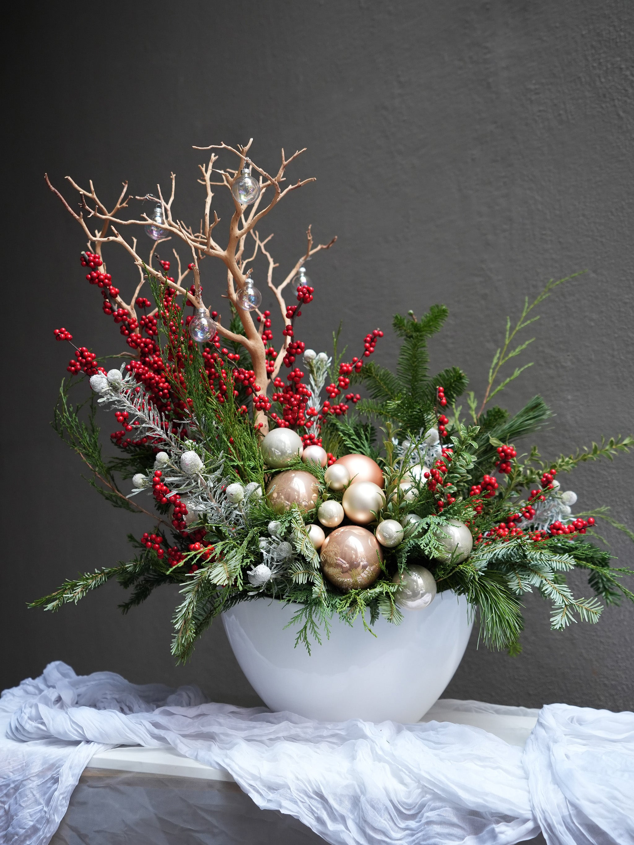 Winter Wonderland Planters