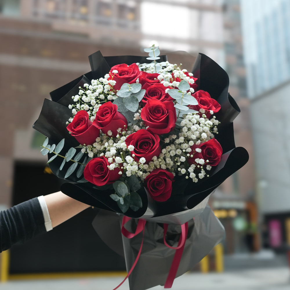 Premium Red Rose Bouquet - Flower & Plant Free Delivery | Toronto