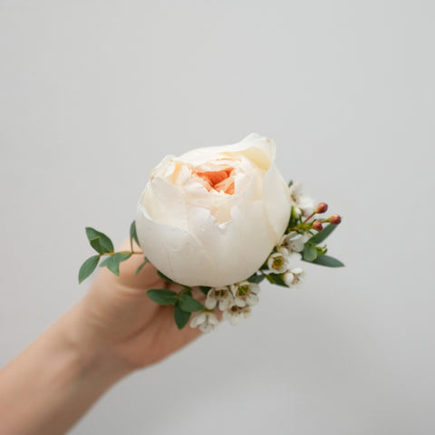 Garden Rose Boutonniere