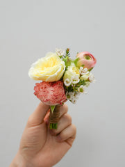 Peach & Yellow Corsage