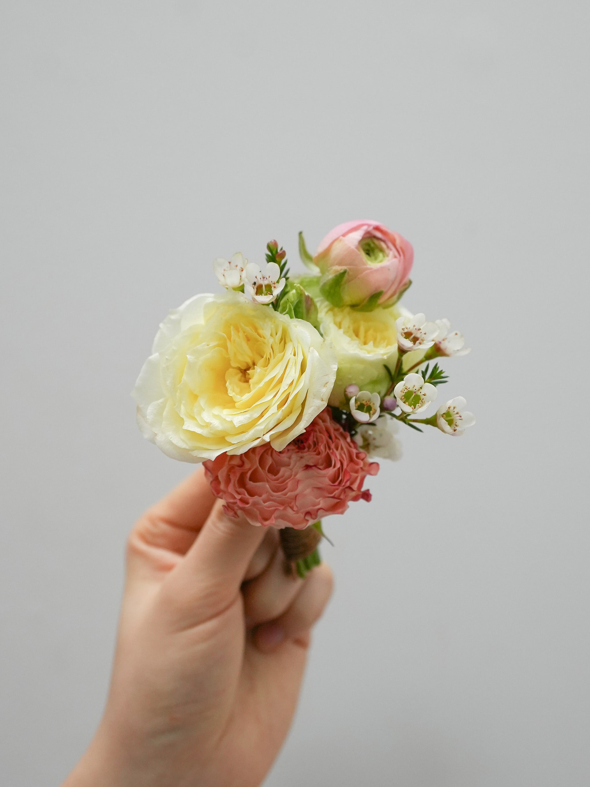 Peach & Yellow Corsage