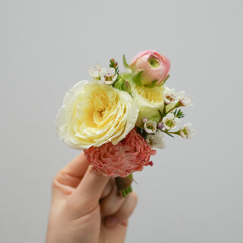Peach & Yellow Corsage