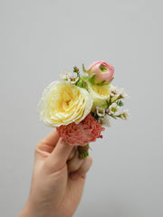 Peach & Yellow Corsage