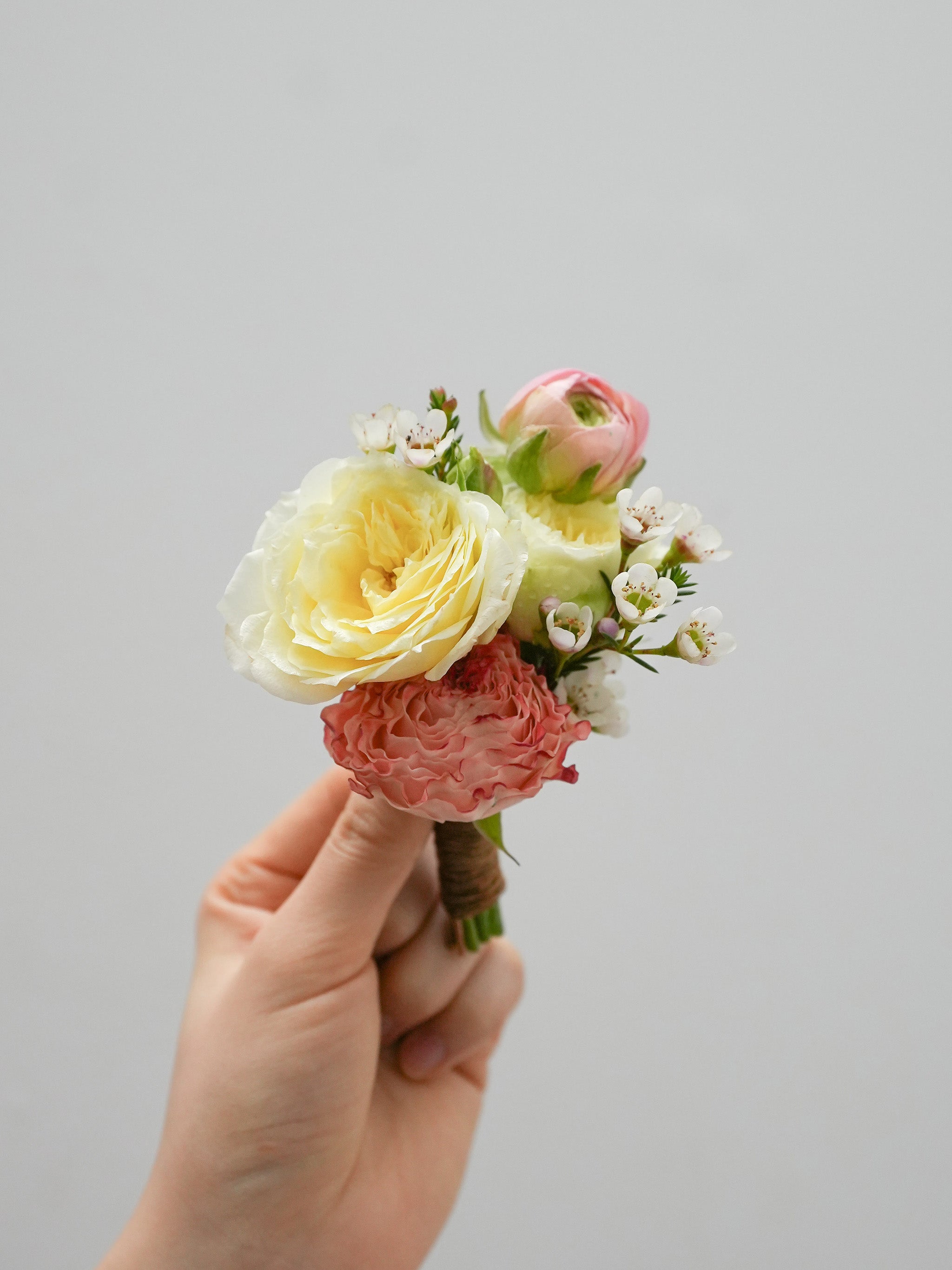 Peach & Yellow Corsage