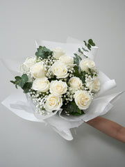[VD] White Rose Bouquet