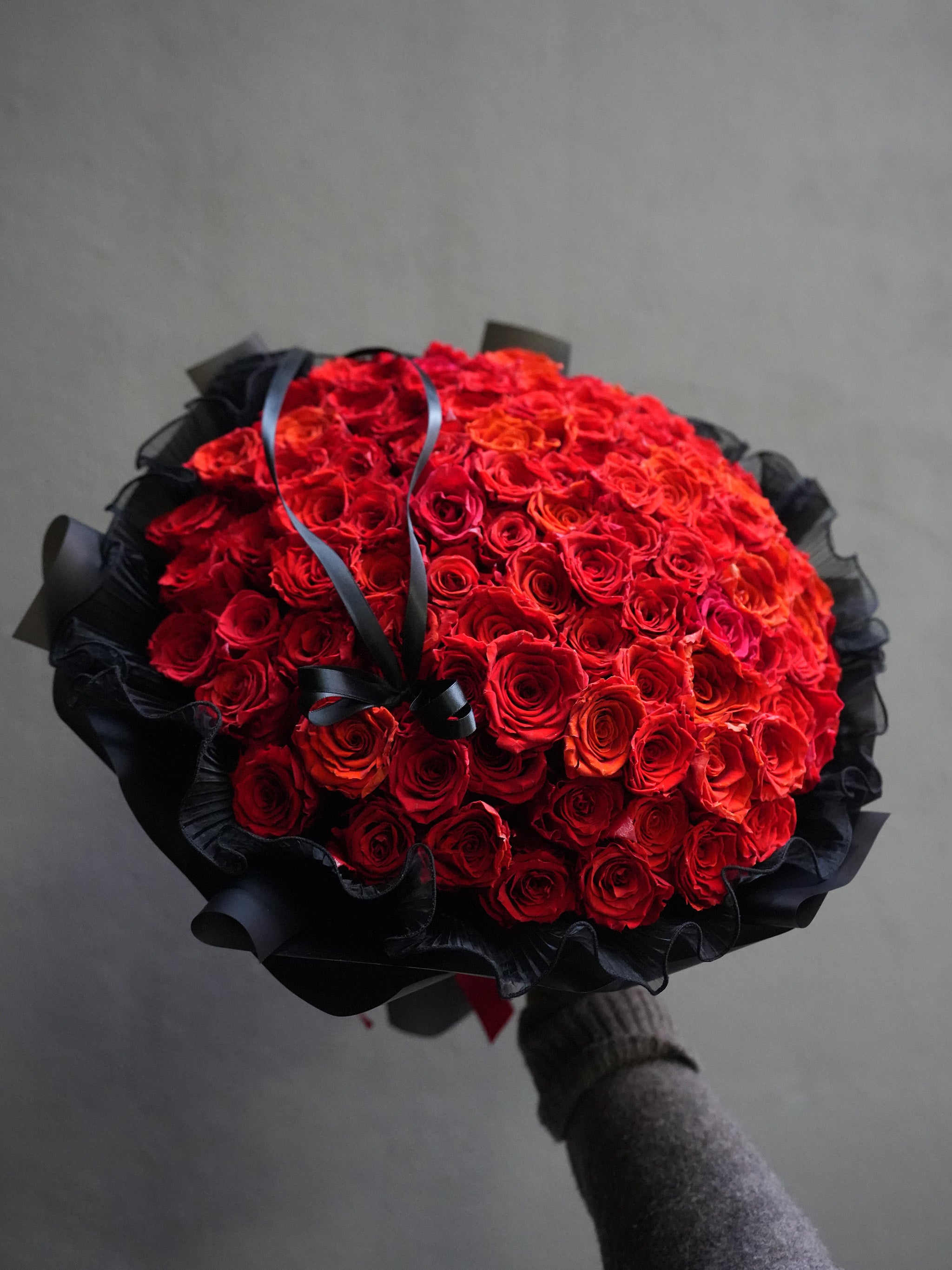 100 Preserved Red Roses