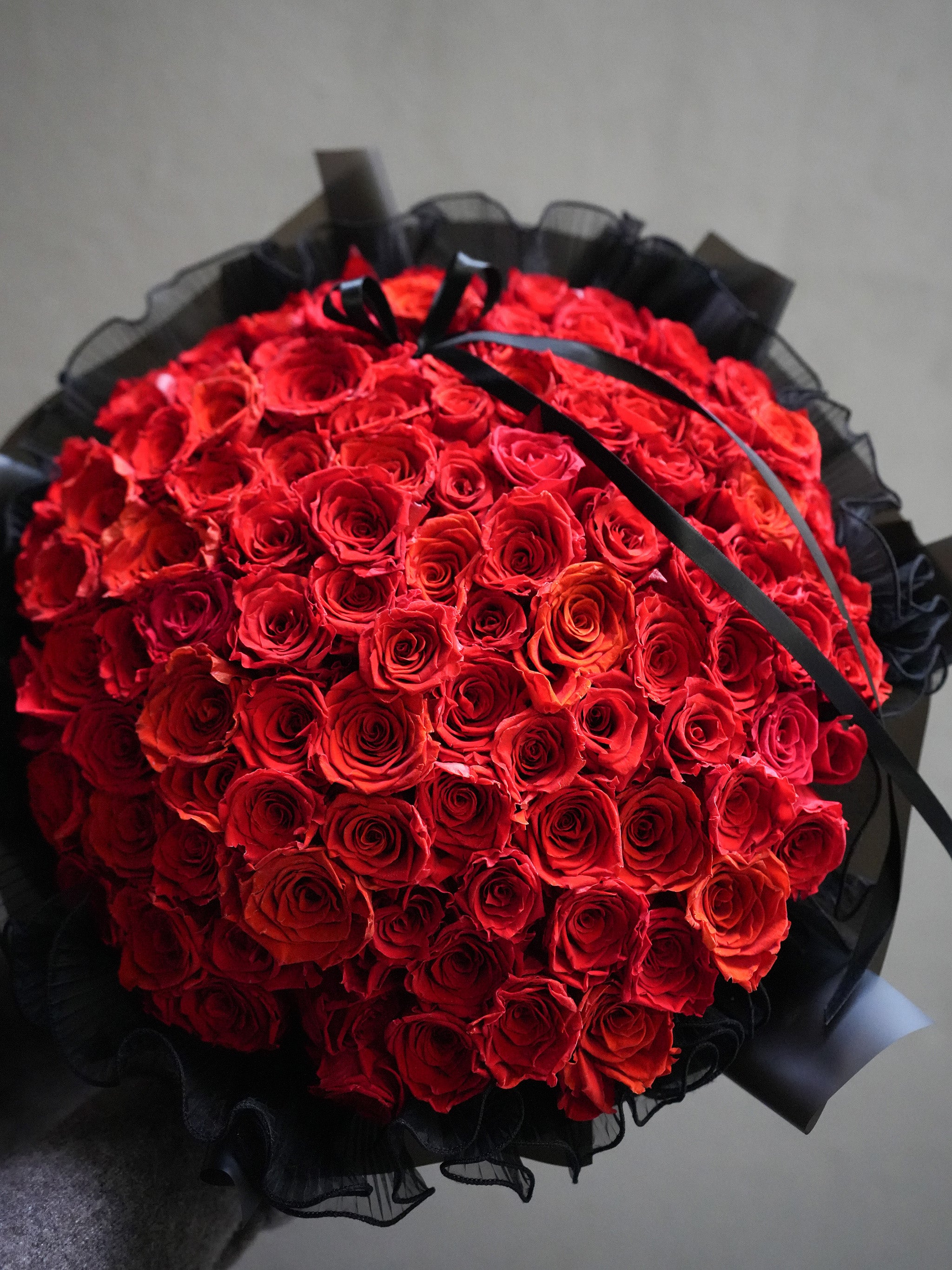 100 Preserved Red Roses