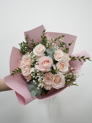 Rose Serenade (White, Pink)