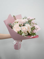 Rose Serenade (White, Pink)