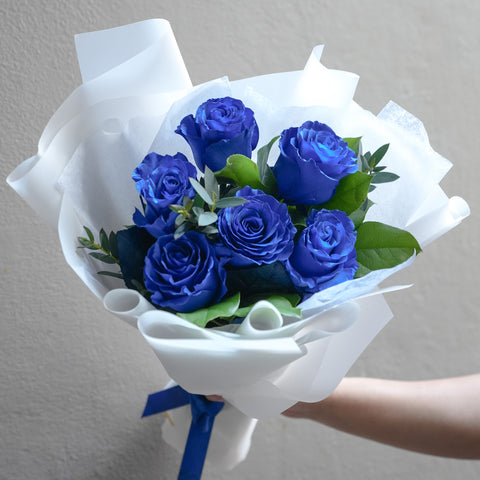 Blue Rose Bouquet